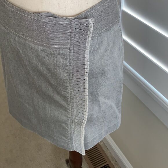 Sz 5/6 Express Stretch wrap skirt grey - Picture 2 of 8